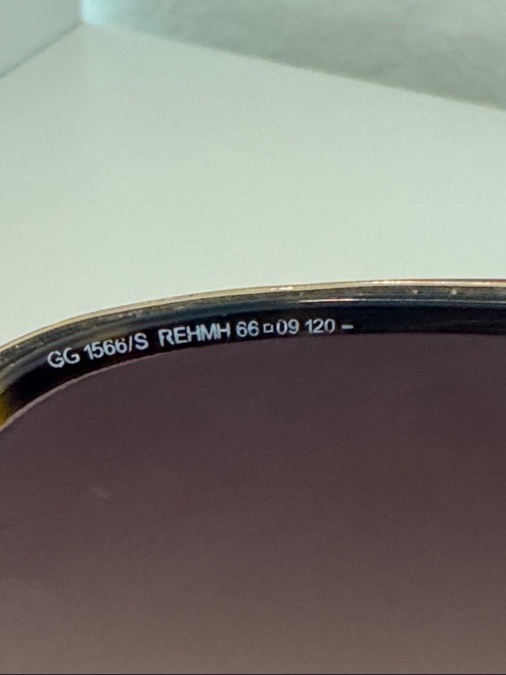 Gucci Brown Gradient Aviator Sunglasses - Picture 7 of 10